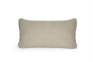Almofada Retangular Suede Veludo Papirre Decor com Enchimento Fibra Siliconada