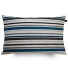 Almofada Retangular Verona Listas 30x50cm Azul