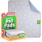 Almofada Reutilizável Impermeável para Cachorros IMPROVIA - Pacote com 2 Unidades - Extra Absorvente