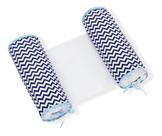 Almofada Rolinho Segura Bebe - ZIG ZAG AZUL