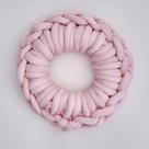 Almofada Rosquinha Isolde 37cm Rosa