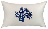 Almofada Sarja 35x52 C/Bordado Fino C/Presponto Coral Almofada Sarja 35x52 C/Bordado Fino C/Presponto Coral