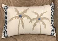 Almofada Sarja Coqueiros - Decortextil