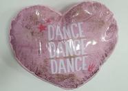 Almofada Shape Coração - Dance cor Rosa Almofada Shape Coração - Dance cor Rosa