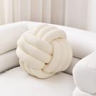 Almofada Sioloc Soft Knot Ball Plush 35 cm Ivory
