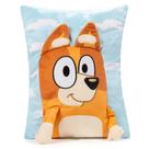 Almofada Snuggle Jay Franco Bluey Bingo 3D Super Soft Orange
