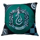 Almofada Sonserina Slytherin Verde Quadrada 40x40 Cm Aveludada Oficial Harry Potter - Zona Criativa