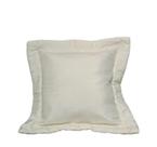 Almofada Tactel Bege com Abas Almofada Tactel Bege com Abas