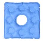 Almofada terapeutica quadrada com orificio gel azul tam u - NATURAL