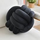 Almofada Throw Knot LUSJNGE Black Velvet Knotted Ball 20cm Almofada Throw Knot LUSJNGE Black Velvet Knotted Ball 20cm
