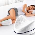 Almofada Travesseiro para Pernas Joelhos Pés Confortável Ortopédico Postura para Dormir Lombar Costas Quadris Ciática Articulações Suporte de Espuma Almofada Travesseiro para Pernas Joelhos Pés Confortável Ortopédico Postura para Dormir Lombar Costas Quadris Ciática Articulações Suporte de Espuma