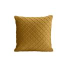 Almofada Tressê 40x40cm Veludo Amarelo - Nexta Casa