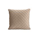 Almofada Tressê 40x40cm Veludo Bege - Nexta Casa Almofada Tressê 40x40cm Veludo Bege - Nexta Casa