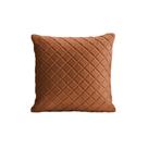 Almofada Tressê 40x40cm Veludo Terracota - Nexta Casa