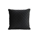 Almofada Tressê 50x50cm Veludo Preto - Nexta Casa