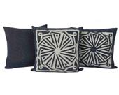 Almofada Trio Helena Linho Azul Jeans Toque de Arte