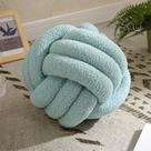 Almofada Tuelaly Knot Ball Lamb Velvet Azul Claro 22cm Almofada Tuelaly Knot Ball Lamb Velvet Azul Claro 22cm