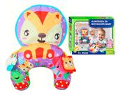 Almofada Tummy Time Bebê Interativa Com Chocalho Educativa