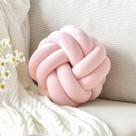 Almofada VBGYA Knot Ball Soft Home Decor 20 cm rosa claro