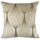 Almofada Veludo Com Bordado Kilim Bege 01 52X52cm - Decortextil