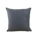 Almofada Veludo Soft Liso Com Cordão Grafite 52X52cm - Decortextil Almofada Veludo Soft Liso Com Cordão Grafite 52X52cm - Decortextil