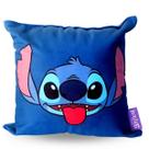 Almofada Veludo Stitch Good Vibes Disney Lilo & Stitch