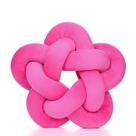Almofada Wadser Knot Plush feita à mão Knotted Star Fuchsia
