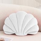 Almofada XIAIJIA Seashell Velvet 46x33 cm Branco 3D Almofada XIAIJIA Seashell Velvet 46x33 cm Branco 3D