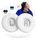 Almofadas Auriculares Reposição T510 T500BT T450 Branca Espuma Memória