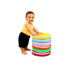 Almofadas Coloridas - 6 unidades 30cm diâmetro x 5cm cada