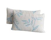 Almofadas ComfySleep King Size Rayon derivadas de bambu, pacote com 2