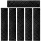 Almofadas de alça de assento de carro NEPAK Universal Black, pacote com 6