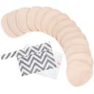 Almofadas de amamentação orgânicas KeaBabies, pacote com 14, laváveis, 12 cm