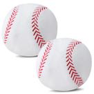 Almofadas de beisebol de pelúcia Hydren Fluffy Soft Stuffed 22 cm, 2 peças