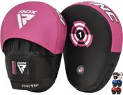 Almofadas de boxe RDX Maya Hide Leather Curved Hook and Jab