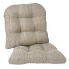 Almofadas de cadeira Klear Vu Gripper Overstuffed em forma de U 38x38cm
