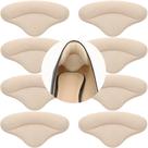 Almofadas de calcanhar MUKIFINE, 4 pares, bege, inserções Almofadas de calcanhar MUKIFINE, 4 pares, bege, inserções