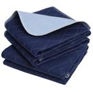 Almofadas de cama laváveis OUTCREATOR 34x56cm (pacote de 2) azul escuro