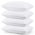Almofadas de cama Utopia Bedding Standard/Queen Size, conjunto de 4 brancos