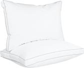 Almofadas de cama Utopia Bedding, tamanho padrão, conjunto de 2 brancos