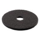 Almofadas de decapagem de piso Boardwalk BWK4016BLA 16 cm de diâmetro pretas