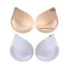 Almofadas De Espuma Para Sutiã Push-up Feminino, 2 Pares, Realçadores De Seios Para Maiô, Inserções