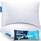 Almofadas de gel refrescante QUTOOL Shredded Memory Foam, pacote com 2 unidades Queen