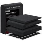 Almofadas de isolamento para monitor de estúdio Focusound 6-8", pacote com 2 unidades de espuma
