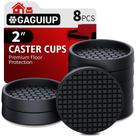 Almofadas de móveis GAGUIUP 2", porta-copos de silicone antiderrapantes, 8 unidades