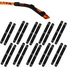 Almofadas de ouvido para óculos MOLDERP Soft Silicone, 7 pares (L-black)