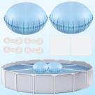 Almofadas de piscina Waybas de 4 pés de diâmetro para piscinas acima do solo x2