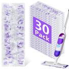 Almofadas de recarga descartáveis Power Mop para Swiffer Powermop, pacote com 30 Almofadas de recarga descartáveis Power Mop para Swiffer Powermop, pacote com 30