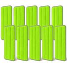 Almofadas de reposição Mop Bluearks 10 unidades, 33 x 12 cm, compatíveis com 11-13" Almofadas de reposição Mop Bluearks 10 unidades, 33 x 12 cm, compatíveis com 11-13"