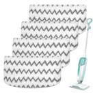 Almofadas de reposição para a série Shark Steam Mops S1000, 4 unidades